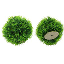 Simulation Water Plants Fish Tank Plastic Aquatic Grass Ball (8cm Red) Newly