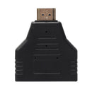 Portable 1080P HDMI-compatible Male to 2 Female 1 In 2 Out Splitter Adapter Prot