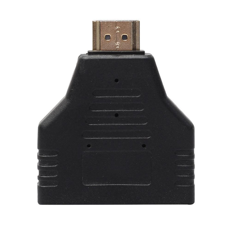 Portable 1080P HDMI-compatible Male to 2 Female 1 In 2 Out Splitter Adapter Prot