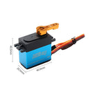 25kg Digital Servo 180 Degree Stainless Steel Gear Servo Waterproof Arms Newly