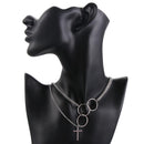 Hip Hop Collar Gothic Party Jewelry Cross Punk Choker Chain Necklace Pendant