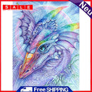 5D DIY Full Drill Diamond Painting Dragon Cross Stitch Mosaic Craft Kit Wall Art
