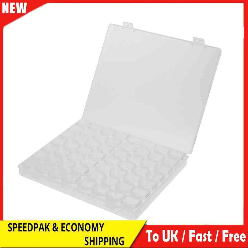 56 Grids Jewelry Necklace Storage Box Holder Beads Jewelry Container Organizer