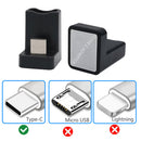 USB C Male to USB C Female Angled OTG Adapter USB 3.1 Type C to USB Type C