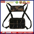 Oxford Vest Shoulder Bag Multi-function Waistcoat Unisex Hip Hop Streetwear P