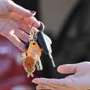 Christmas 5D Diamond Painting Special Shape Drilling Keychain Kits (T-10) Newly