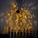 #A Solar Watering Can Lights Iron Hollow Art Decorative Outdoor Garden Hanging L