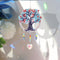 Point Drilling Crystal Ornament Wind Chime Pendant Outdoor Indoor DIY Decor