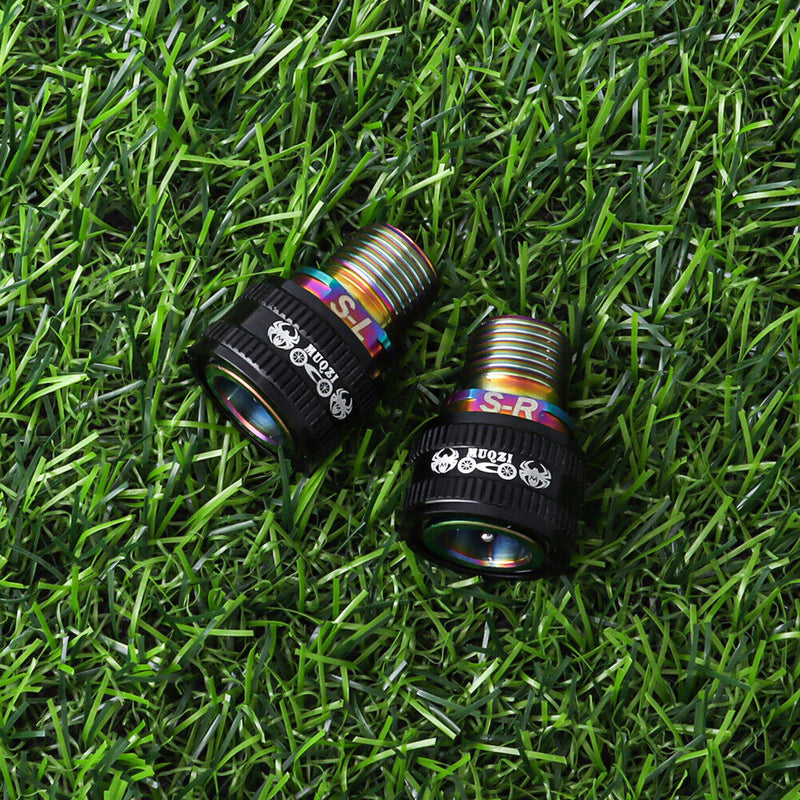 MUQZI MTB Bicycle Pedal Extension Quick Release Pedal Adapters (Multicolor)