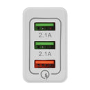 YouN QC3.0 USB Fast Charger for Mobile Phone, 3 Ports