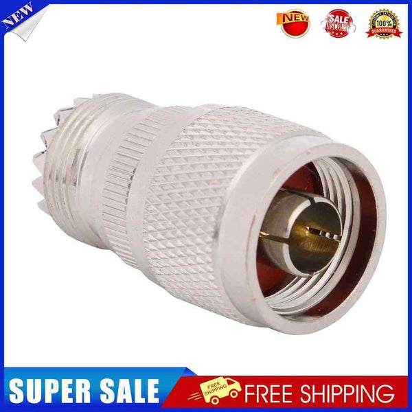 N Type L16 Male Plug to UHF SL-16 PL259 Female RF Coax Adapter Connector