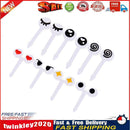 10Pcs Eye Mini Fruit Fork Cartoon Children Fruit Dinner Desert Sticks Fork Newly
