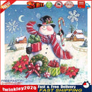 Full Round Drill Diamond Painting 5D Christmas Snowman Kit Poster (LD582) Newly