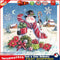 Full Round Drill Diamond Painting 5D Christmas Snowman Kit Poster (LD582) Newly