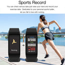 R3C IP65 Waterproof Heart Rate Blood Pressure Sleep Monitor Bracelet(Black)