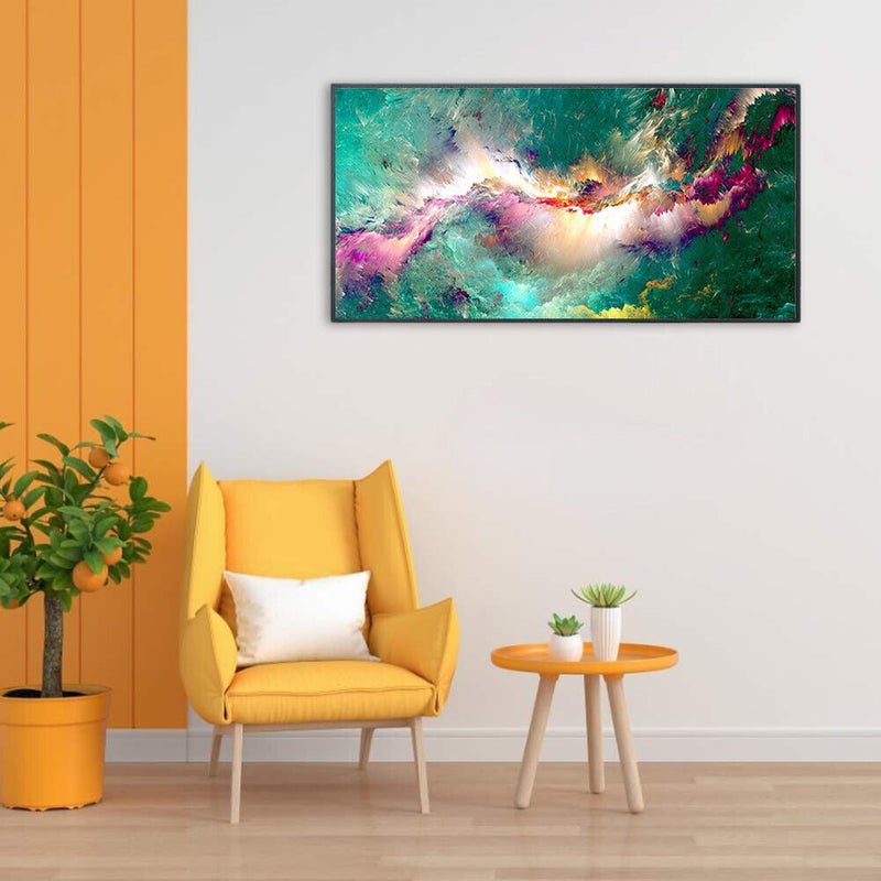 Colorful Cloud Oil Paint by Numbers Hand Painted Frameless Picture Home Orn