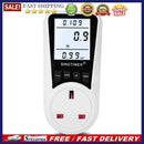 LCD Power Meter Digital Wattmeter Watt Monitor Electricity Power Analyzer Outlet