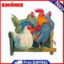 Full Cross Stitch 11CT Chicken Stamped Embroidery DIY Kits Handmade Needlework