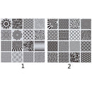 Art Drawing Spary Furniture Wall Painting Geometric Template Mandala Stencils