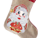 2 x Diamond Painting Christmas Stockings DIY Xmas Mosaic Making Kit (SDW08)