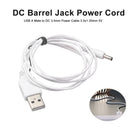 USB A Male to DC 3.5mm Power Cable 3.5x1.35mm DC Barrel Jack Power Adaper Cord