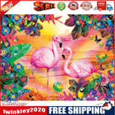 Diamond Painting 5D DIY Two Flamingo Full Round Drill Rhinestone Picture
