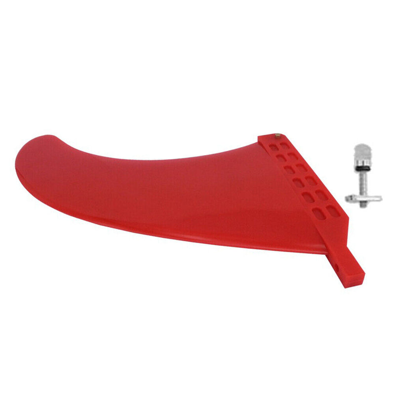 9in Surfing Tail Fin Removable Paddle Rudder Surfboard Stabilizer (Red) Newly