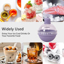 Ice Ball Mold - Ice Cube with Lids Molds for Whiskey Cocktails Drinks Coffee