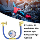 Charging Hose with Gauge for Car Air Conditioning Refrigerant Charge Hose