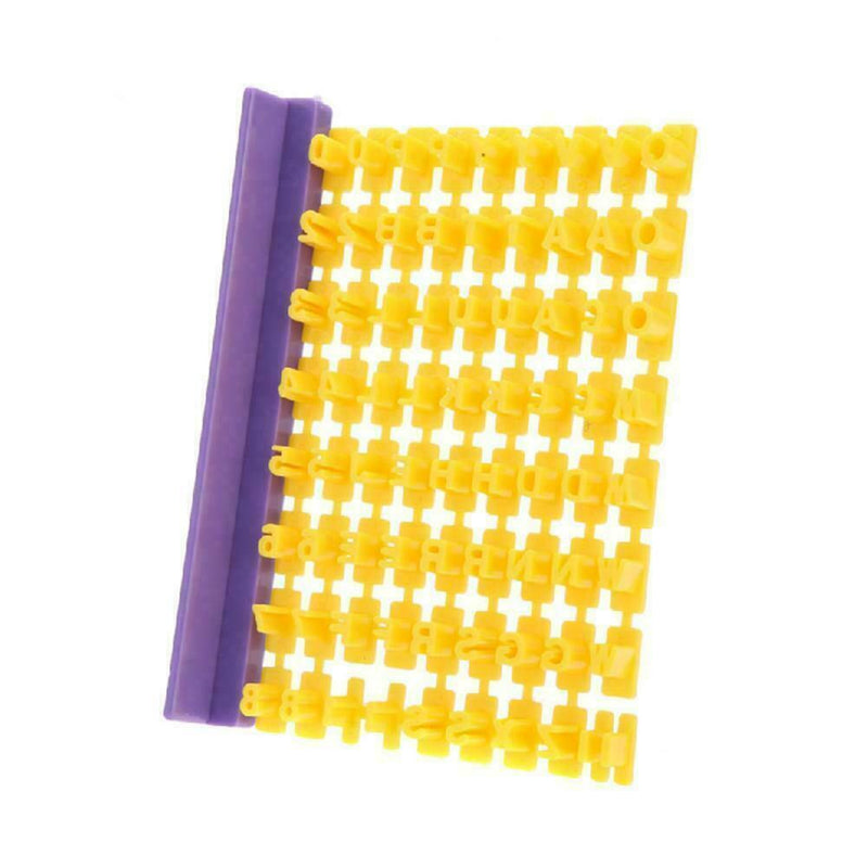 Mini Alphabet Number Letter Cookie Biscuit Stamp Cutter Cake Embosser DIY Q4C7