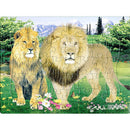 40 Slice Animal World Paper Cartoon Puzzle Educational Toys (1pc Random)