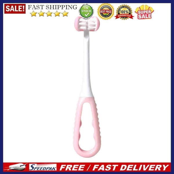 3 Sided Silicone Safety Teeth Brush Dental Clean Toothbrush Oral Care for Y 3-15