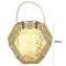Retro Solar Hanging LED Light Candle Lantern Garden Yard Decor Lamp