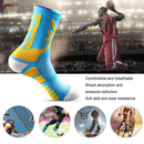 Breathable Men Compression Football Socks for Outdoor Sport Cycling Rugby Ten