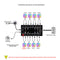 1 to 8 Multi Way Splitter RGB PWM Hub Dimming Temperature Control for ASUS/MSI