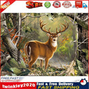5D DIY Full Drill Diamond Painting Deer Cross Stitch Embroidery Mosaic Kit Newly