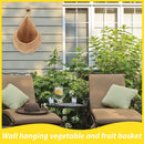 Hanging Basket Wall Planters Jute Teardrop Pot Holder for Fruits (27x26cm) Newly