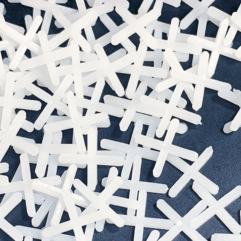100pcs 2mm Tile Leveling System Tile Spacer Cross Spacers for Floor Wall Newly