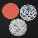 Domybest 1 Set Circular Frame DIY Punching Molds Stencils Scrapbook Embossing