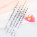 DIY Line Stripes Nail Art Brush Nail Drawing Pen Nail Liner Painting Pen