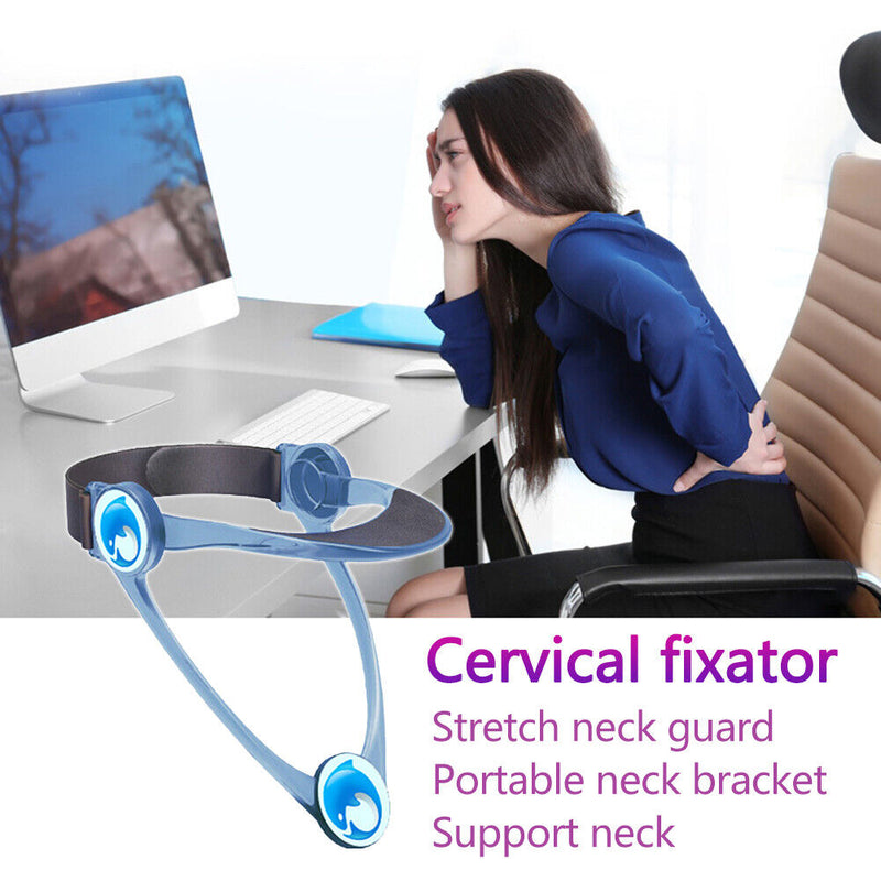 #A Neck Corrector Adjustable Neck Fixed Support Soft Health Care Posture Correct