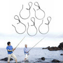 5Pcs Fish Lock Steel Outdoor Sports Fishing Y2C1 Fish A1X9 Buckles T0F7 G4V6
