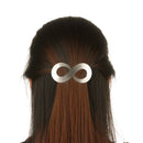 Square Metal Hairgrips Girls Hairgrips Geometry Hair Clip Horsetail Clip