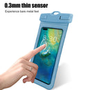 Waterproof Case Swimming Underwater Mobile Phone Pouch Bag (Grey Blue) Newly
