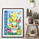 Diamond Painting Kit Gnome Full Round Rhinestone Wall