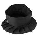 Adjustable Elastic Men Women Mushroom Cap Cooking Kitchen Chef Hats (Black)