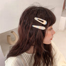 Cute Korean Women Hair Accessories Duckbill Shell Bangs Clip Symphony Hairpin