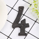 Metal Digital Number Cast Iron House Sign Doorplate DIY Cafe Wall Decor (4)