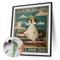 #A Retro Girl Poster Oil Paint By Numbers Kit DIY Frameless Drawing Picture fo