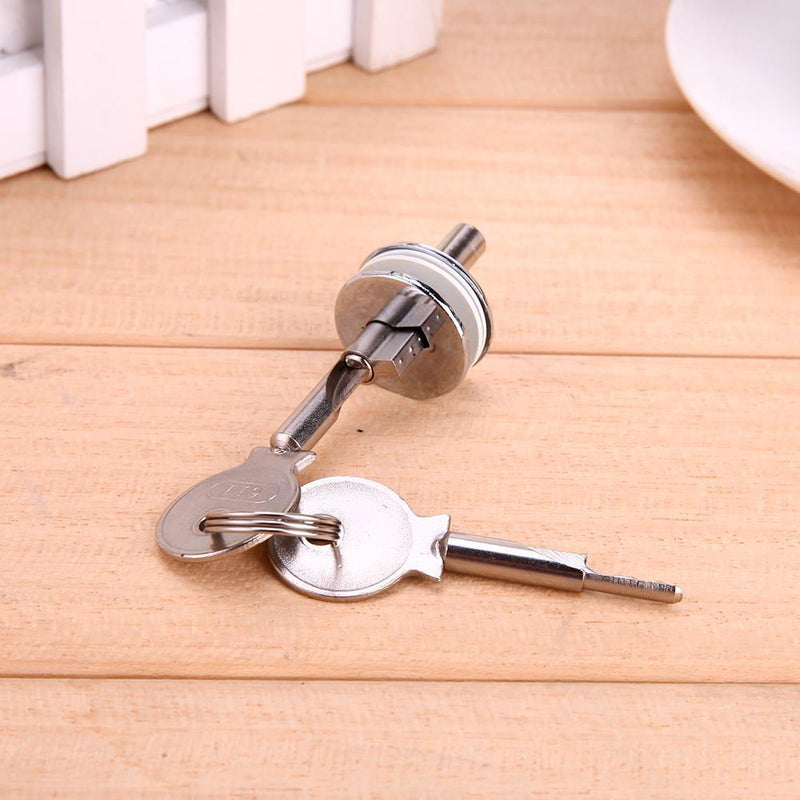 5pcs Showcase Push Glass Display Cabinet Cylinder Zinc Alloy Lock